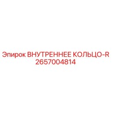 2657004814 ВНУТРЕННЕЕ КОЛЬЦО-R | Epiroc