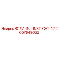 2657849655 ВОДА-INJ-INST-CAT-12 Epiroc