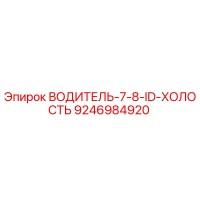 9246984920 ВОДИТЕЛЬ-7-8-ID-ХОЛОСТЬ Epiroc