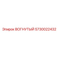 5730022432 ВОГНУТЫЙ Epiroc