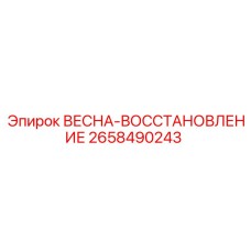 Регенерированная пружина 2658490243 ВЕСНА-ВОССТАНОВЛЕНИЕ Epiroc