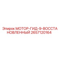 2657120164 МОТОР-ГИД-9-ВОССТАНОВЛЕННЫЙ (Epiroc)