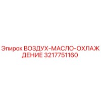 3217751160 ВОЗДУХ-МАСЛО-ОХЛАЖДЕНИЕ Epiroc