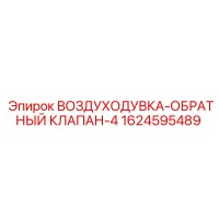 1624595489 ВОЗДУХОДУВКА-ОБРАТНЫЙ КЛАПАН-4 Epiroc