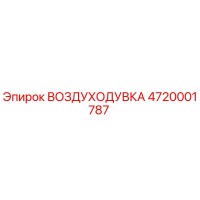 4720001787 ВОЗДУХОДУВКА Epiroc