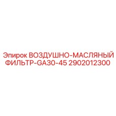 2902012300 ВОЗДУШНО-МАСЛЯНЫЙ ФИЛЬТР-GA30-45 (Epiroc)