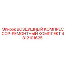4812101625 ВОЗДУШНЫЙ КОМПРЕССОР-РЕМОНТНЫЙ КОМПЛЕКТ Epiroc
