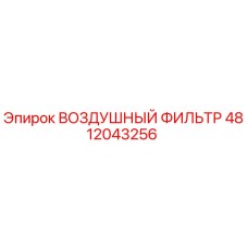 4812043256 ВОЗДУШНЫЙ ФИЛЬТР Epiroc