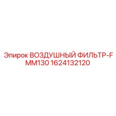 1624132120 ВОЗДУШНЫЙ ФИЛЬТР-FMM130 Epiroc