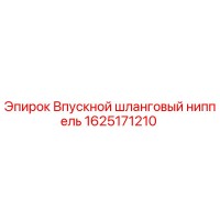 1625171210 Впускной шланговый ниппель Epiroc
