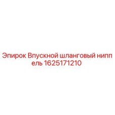1625171210 Впускной шланговый ниппель Epiroc