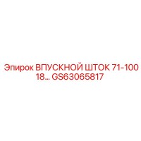 GS63065817 ВПУСКНОЙ ШТОК 71-10018 Epiroc