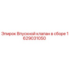 Фото оригинального впускного клапана Epiroc 1629031050