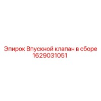 1629031051 Впускной клапан в сборе Epiroc