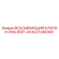 6221246300 ВСАСЫВАЮЩИЙ КЛАПАН-ENS-BOIT-AS Epiroc