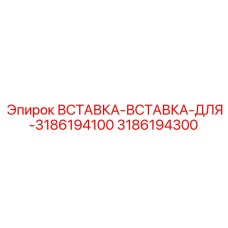 3186194300 ВСТАВКА-ВСТАВКА-ДЛЯ-3186194100 Epiroc