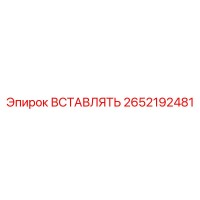 2652192481 ВСТАВЛЯТЬ Epiroc