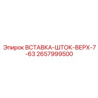 2657999500 ВСТАВКА-ШТОК-ВЕРХ-7-63 Epiroc