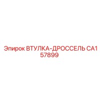 CA157899 ВТУЛКА-ДРОССЕЛЬ Эпирок