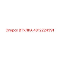 4812224391 ВТУЛКА Epiroc