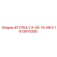 1613810300 ВТУЛКА-ГА-55-75-МК3 Epiroc