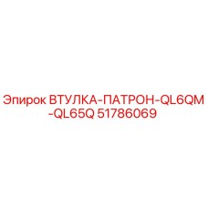 51786069 ВТУЛКА-ПАТРОН-QL6QM-QL65Q Epiroc