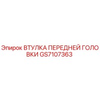 ВТУЛКА ПЕРЕДНЕЙ ГОЛОВКИ GS7107363 Epiroc