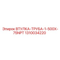 1310034220 ВТУЛКА-ТРУБА-1-500X-75NPT Epiroc