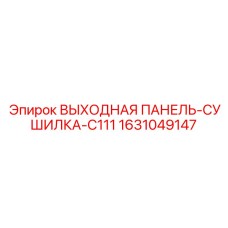 1631049147 ВЫХОДНАЯ ПАНЕЛЬ-СУШИЛКА-C111 Epiroc