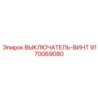 9170069080 ВЫКЛЮЧАТЕЛЬ-ВИНТ Epiroc