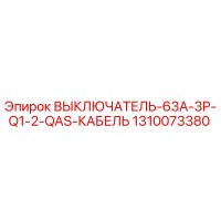 1310073380 ВЫКЛЮЧАТЕЛЬ-63A-3P-Q1-2-QAS-КАБЕЛЬ Epiroc
