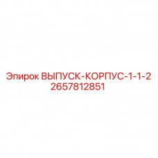 Оригинальный корпус ВЫПУСК-КОРПУС-1-1-2 2657812851 производителя Epiroc