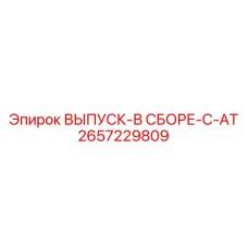 2657229809 ВЫПУСК-В СБОРЕ-C-AT Epiroc