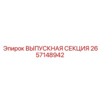 2657148942 ВЫПУСКНАЯ СЕКЦИЯ Epiroc