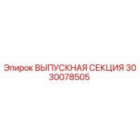 3030078505 ВЫПУСКНАЯ СЕКЦИЯ (Epiroc)