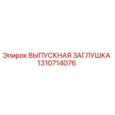1310714076 ВЫПУСКНАЯ ЗАГЛУШКА Epiroc