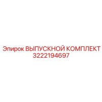 3222194697 ВЫПУСКНОЙ КОМПЛЕКТ Epiroc