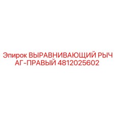 4812025602 ВЫРАВНИВАЮЩИЙ РЫЧАГ-ПРАВЫЙ Epiroc