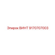 9170707003 ВИНТ Epiroc