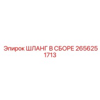 2656251713 ШЛАНГ В СБОРЕ Epiroc