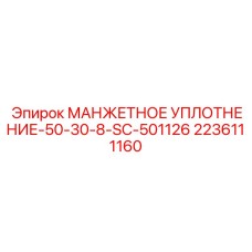 2236111160 МАНЖЕТНОЕ УПЛОТНЕНИЕ-50-30-8-SC-501126 Epiroc