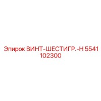 5541102300 ВИНТ-ШЕСТИГР.-H Epiroc