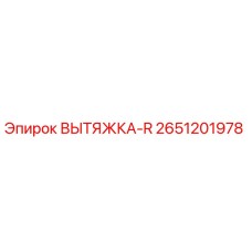 2651201978 ВЫТЯЖКА-R Epiroc