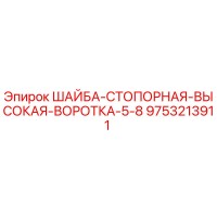 9753213911 ШАЙБА-СТОПОРНАЯ-ВЫСОКАЯ-ВОРОТКА-5-8 Epiroc