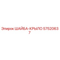 57520637 ШАЙБА-КРЫЛО Epiroc