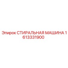 1613331900 СТИРАЛЬНАЯ МАШИНА Epiroc
