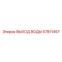 57811457 ВЫХОД ВОДЫ Epiroc