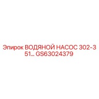 GS63024379 ВОДЯНОЙ НАСОС 302-351… Epiroc