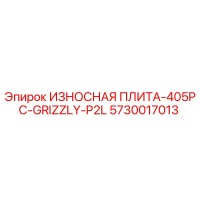 5730017013 ИЗНОСНАЯ ПЛИТА-405PC-GRIZZLY-P2L Epiroc