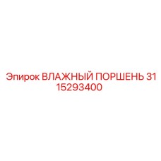 3115293400 Влажный Поршень Epiroc
